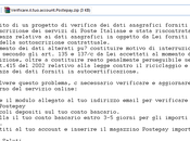 Attenzione all’email “Verificare account Postepay”
