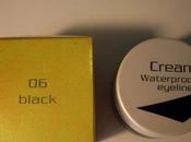 Cream Waterproof eyeliner Black KIKO paragone Blacktrack