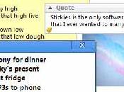 Stickies, programma creare post-it
