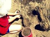 Ultimi giorni mare vacanza: castelli sabbia