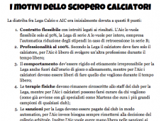 Calciatori: sciopero