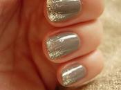 Taupe Golden Nail