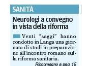 Neurologi convegno vista della riforma