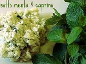 Risotto menta caprino