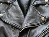 Black leather jacket