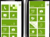 Windows Phone smartphone Nokia Symbian WP7-Green Launcher