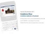 Vodafone Blue, telefono dedicato Facebook