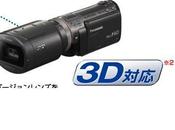 TM750 videocamera Panasonic registra filmati tridimensionali