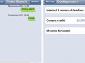 Inviare messaggi gratis iPhone SMSGratis