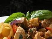 Paccheri Pesce spada Melanzane pesto alle Mandorle