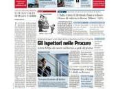 prime pagine quotidiani italiani ottobre 2011