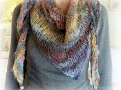 Scialletto scaldacollo indossato