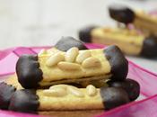 Biscotti baciati pinoli cioccolato