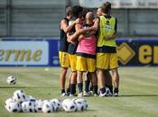 Lite Marques Nwankwo durante l'allenamento Parma