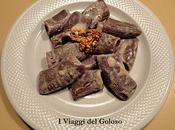 Rigatoni giganti cacao salsa noci