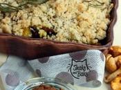 Crumble zucca,patate dolci finferli