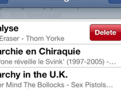 Trucchi 5:eliminare canzone direttamente dall’iDevice!