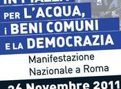 novembre piazza l’acqua. beni comuni democrazia