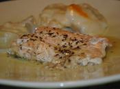 Filetto salmone carta fata finocchi gratin