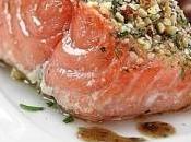 Salmone alla frutta secca salsa funghi