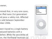 Apple lancia programma mondiale ricambio della prima generazione iPod Nano