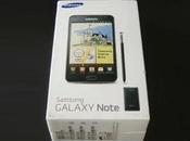 Samsung Galaxy Note contenuto della confezione