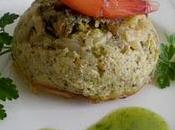 Sformatini patate broccoli code gamberi