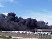Incendio allo stabilimento Bripla Ferrandina, salvi dipendenti servizio. pomeriggio hanno domato fiamme