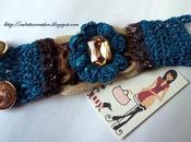 Bangles tessuto strass crochet…..