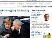 YorkTimes: banche preparano piani d'emergenza possibile crollo dell'euro