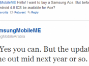 Samsung Galaxy Ace: aggiornamento Cream Sandwich 2012