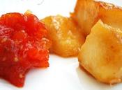 Baccalà miele castagno marmellata pomodori
