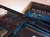 Samsung Galaxy esplode prende fuoco