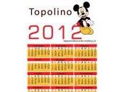 calendario 2012 Topolino