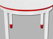 Tavolo tondo allungabile laccato bianco Match design myArtistic