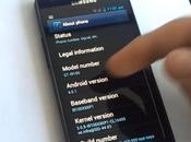 Galaxy prima beta Android Cream Sandwich Video