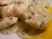 Stracciatelli pollo crema gorgonzola