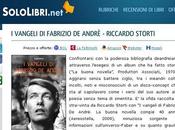 VANGELI FABRIZIO ANDRE': Mario Bonanno recensuit Sololibri