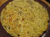 Frittata forno porro, gamberetti carciofi