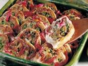 Rotolo pasta piselli lenticchie