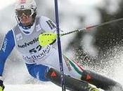 Hircher inarrestabile, trionfa nella nebbia anche Slalom. Primo podio carriera Gross