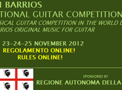 Agustin Barrios International Guitar Competition 2012