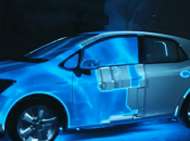 Toyota Auris, projection mapping automobile
