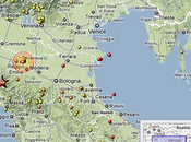 Mappa degli ultimi terremoti Italia dell'Istituto Geofisica