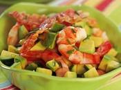 Ricette Valentino Antipasto pesce: insalata gamberi avocado