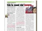 L’attacco giu’ mani lavoro!