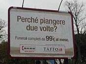 L’ironia della pubblicità… decesso