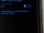 Orientation Lock disabilitare rotazione dello schermo Windows Phone
