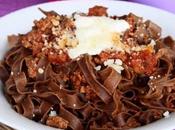 Menù Valentino Tagliatelle cacao salsa gorgonzola noci