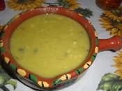 Ricetta zuppa broccolo, funghi, riso curcuma